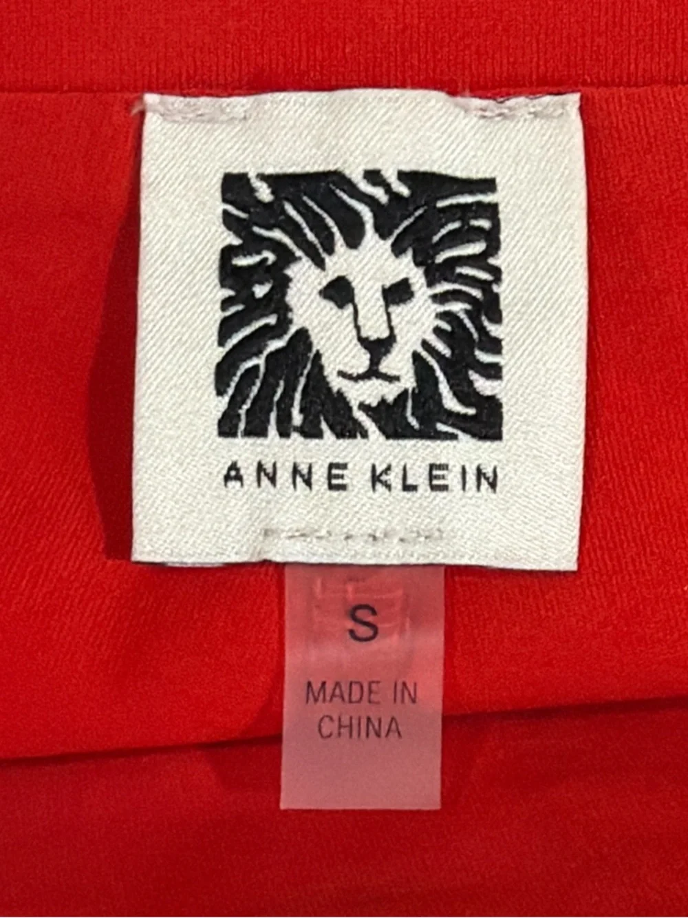 Anne Klein bright red